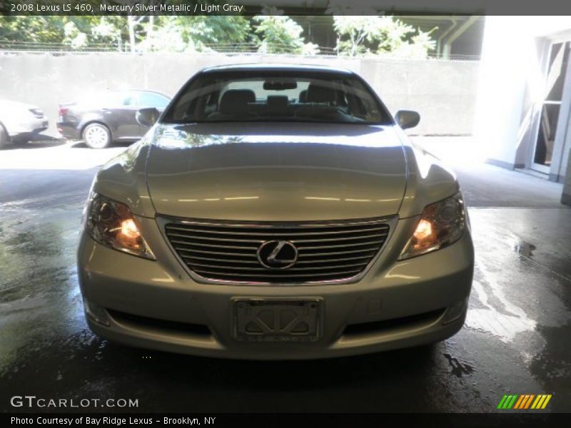 Mercury Silver Metallic / Light Gray 2008 Lexus LS 460