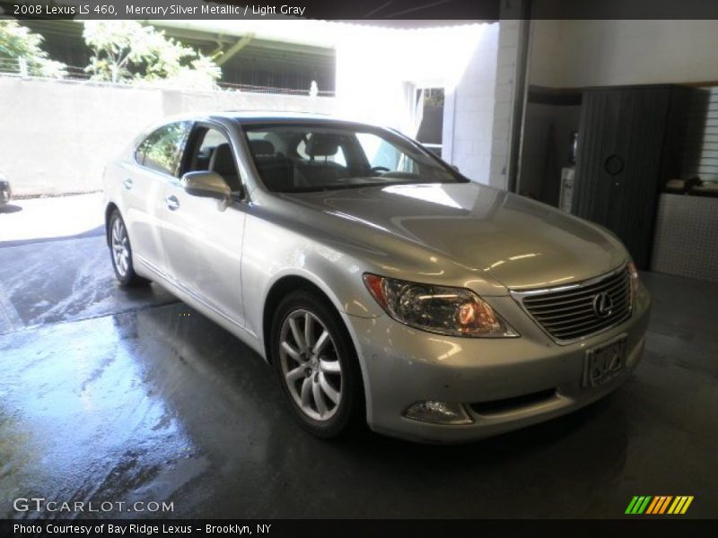 Mercury Silver Metallic / Light Gray 2008 Lexus LS 460