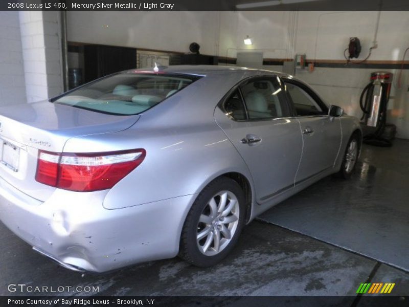 Mercury Silver Metallic / Light Gray 2008 Lexus LS 460