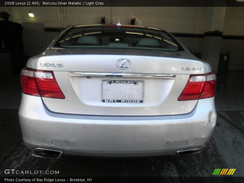 Mercury Silver Metallic / Light Gray 2008 Lexus LS 460