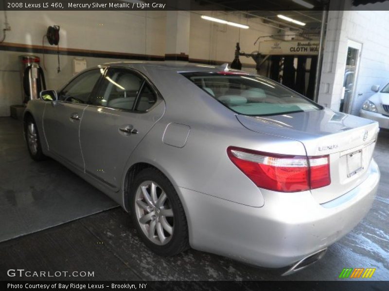 Mercury Silver Metallic / Light Gray 2008 Lexus LS 460