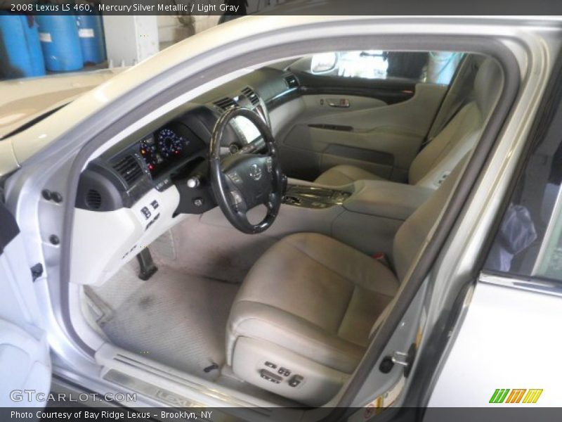 Mercury Silver Metallic / Light Gray 2008 Lexus LS 460