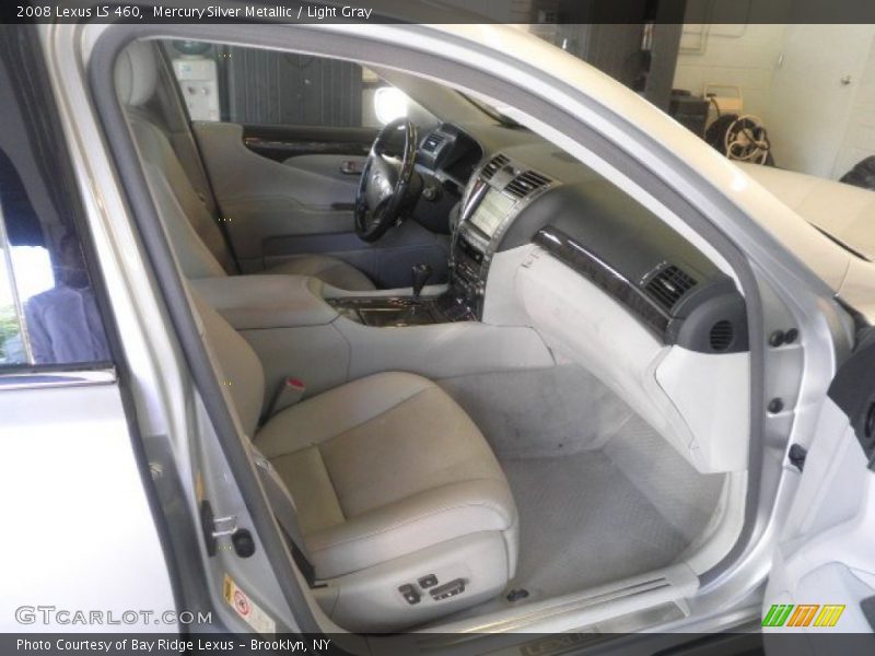 Mercury Silver Metallic / Light Gray 2008 Lexus LS 460