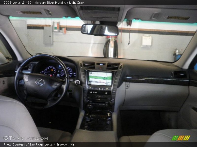 Mercury Silver Metallic / Light Gray 2008 Lexus LS 460