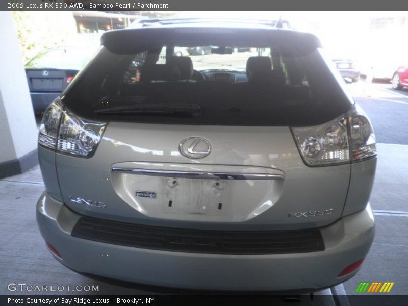 Bamboo Pearl / Parchment 2009 Lexus RX 350 AWD