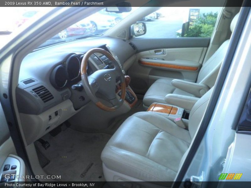 Bamboo Pearl / Parchment 2009 Lexus RX 350 AWD
