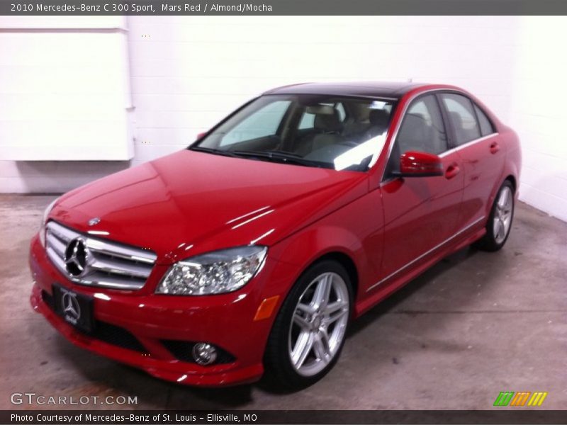 Mars Red / Almond/Mocha 2010 Mercedes-Benz C 300 Sport