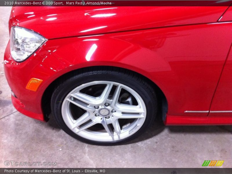 Mars Red / Almond/Mocha 2010 Mercedes-Benz C 300 Sport