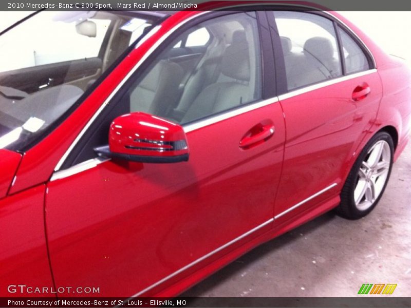 Mars Red / Almond/Mocha 2010 Mercedes-Benz C 300 Sport