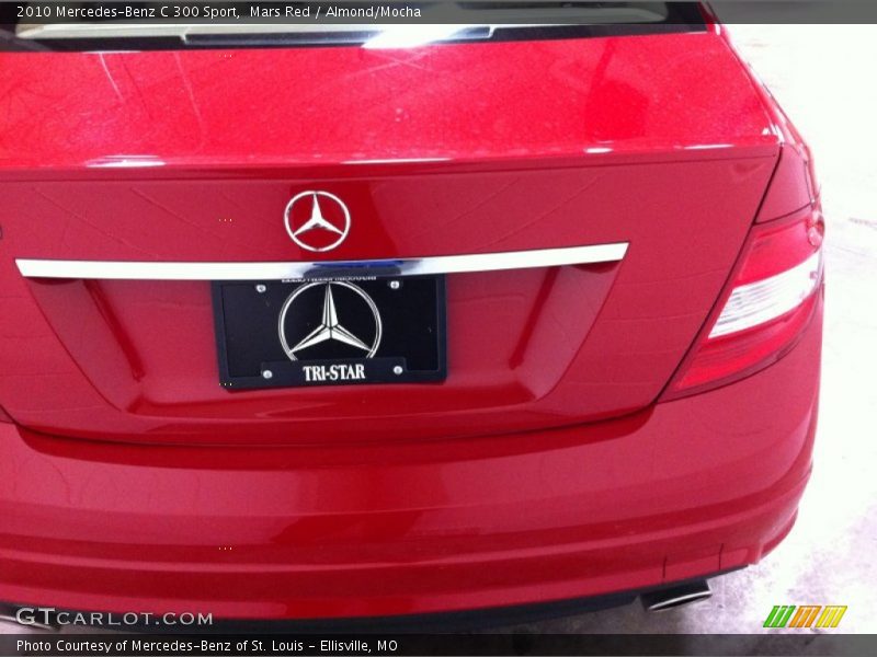 Mars Red / Almond/Mocha 2010 Mercedes-Benz C 300 Sport