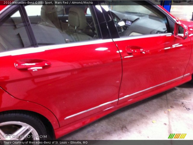 Mars Red / Almond/Mocha 2010 Mercedes-Benz C 300 Sport
