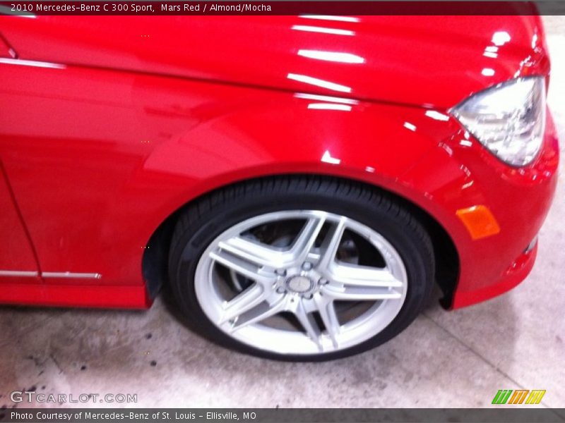 Mars Red / Almond/Mocha 2010 Mercedes-Benz C 300 Sport