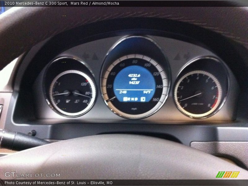 Mars Red / Almond/Mocha 2010 Mercedes-Benz C 300 Sport