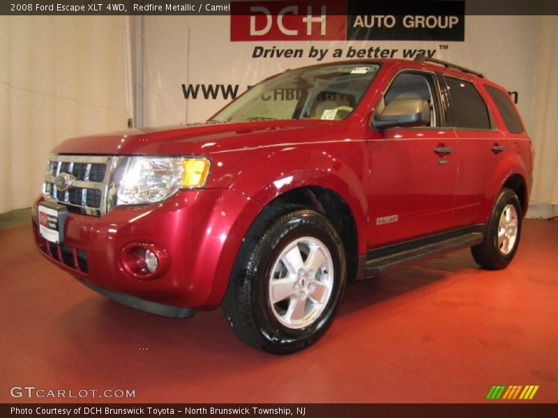 Redfire Metallic / Camel 2008 Ford Escape XLT 4WD