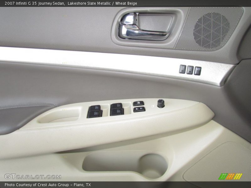 Lakeshore Slate Metallic / Wheat Beige 2007 Infiniti G 35 Journey Sedan