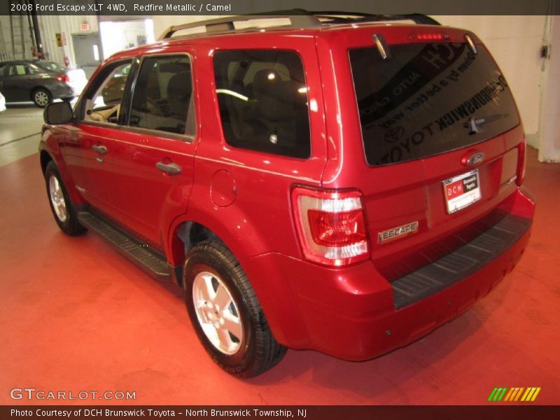 Redfire Metallic / Camel 2008 Ford Escape XLT 4WD