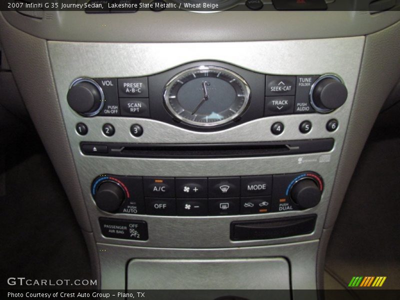 Lakeshore Slate Metallic / Wheat Beige 2007 Infiniti G 35 Journey Sedan