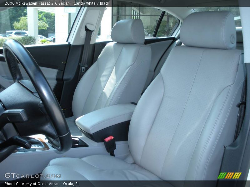 Candy White / Black 2006 Volkswagen Passat 3.6 Sedan