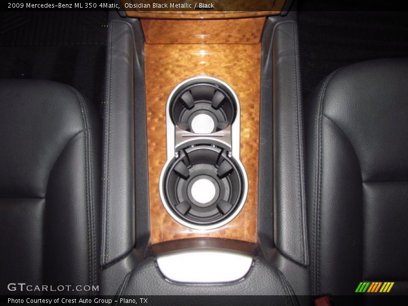 Obsidian Black Metallic / Black 2009 Mercedes-Benz ML 350 4Matic