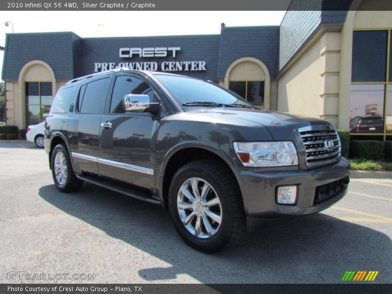 Silver Graphite / Graphite 2010 Infiniti QX 56 4WD