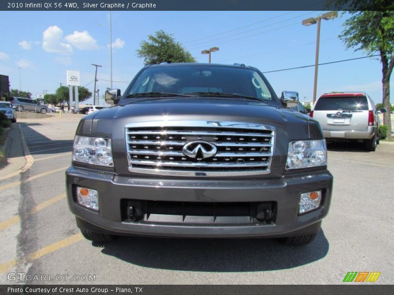 Silver Graphite / Graphite 2010 Infiniti QX 56 4WD