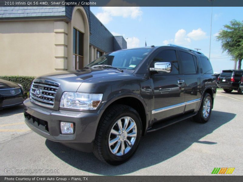 Silver Graphite / Graphite 2010 Infiniti QX 56 4WD