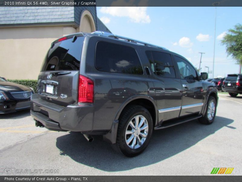 Silver Graphite / Graphite 2010 Infiniti QX 56 4WD