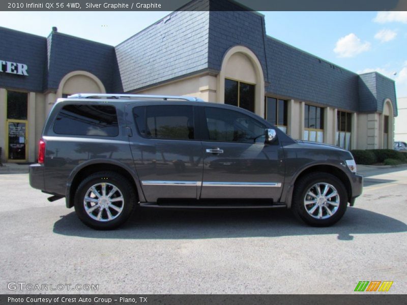 Silver Graphite / Graphite 2010 Infiniti QX 56 4WD