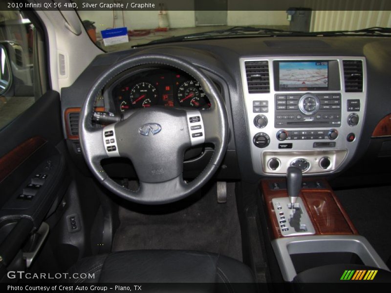 Silver Graphite / Graphite 2010 Infiniti QX 56 4WD