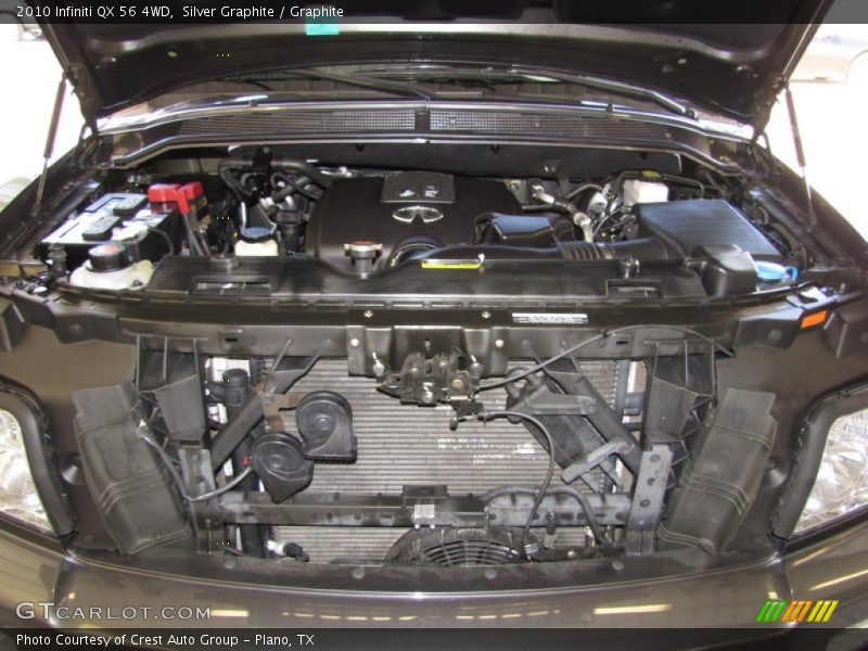 Silver Graphite / Graphite 2010 Infiniti QX 56 4WD