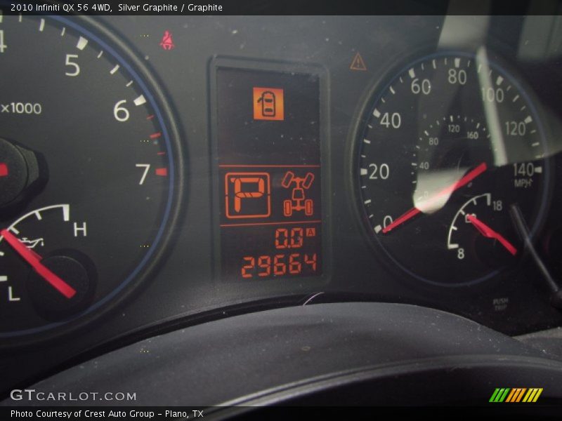 Silver Graphite / Graphite 2010 Infiniti QX 56 4WD