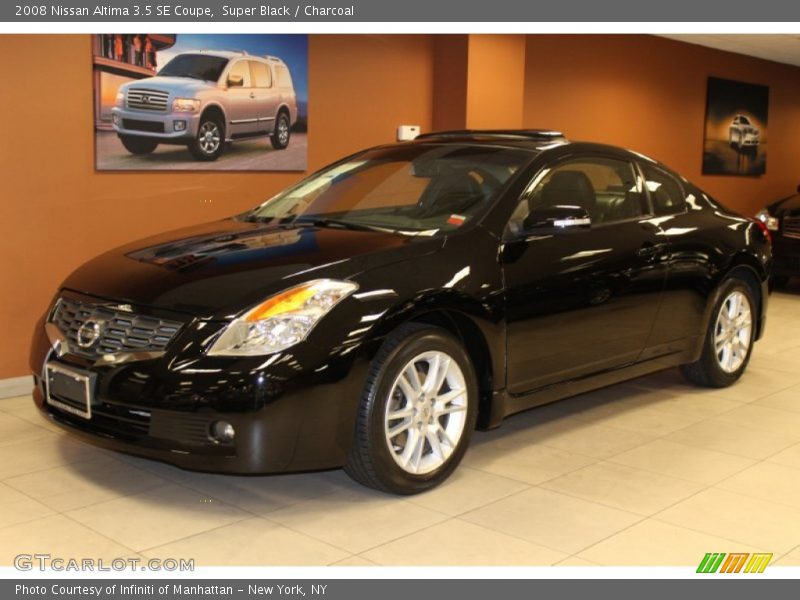 Super Black / Charcoal 2008 Nissan Altima 3.5 SE Coupe