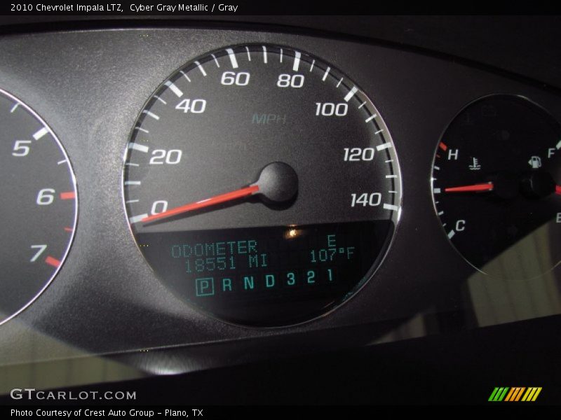 Cyber Gray Metallic / Gray 2010 Chevrolet Impala LTZ