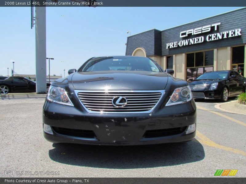 Smokey Granite Gray Mica / Black 2008 Lexus LS 460
