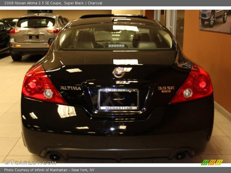 Super Black / Charcoal 2008 Nissan Altima 3.5 SE Coupe