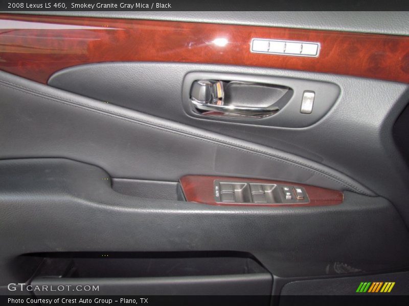 Smokey Granite Gray Mica / Black 2008 Lexus LS 460