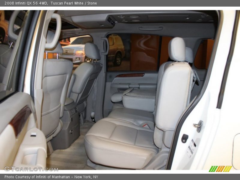 Tuscan Pearl White / Stone 2008 Infiniti QX 56 4WD