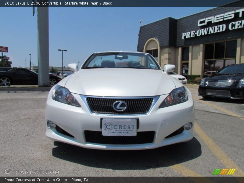 Starfire White Pearl / Black 2010 Lexus IS 250C Convertible