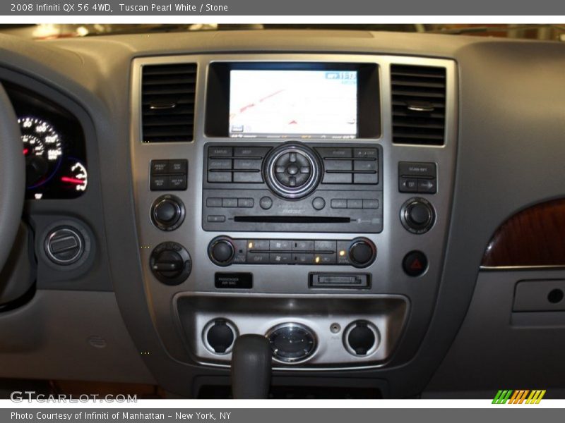 Tuscan Pearl White / Stone 2008 Infiniti QX 56 4WD