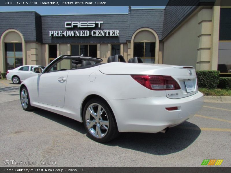 Starfire White Pearl / Black 2010 Lexus IS 250C Convertible