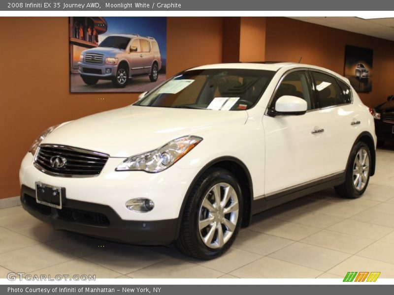 Moonlight White / Graphite 2008 Infiniti EX 35 Journey AWD
