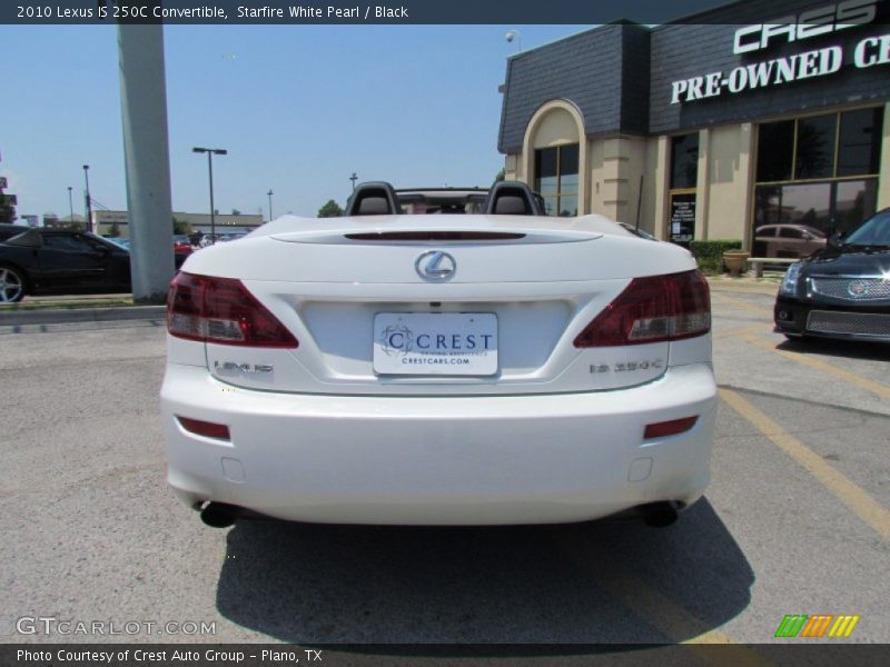 Starfire White Pearl / Black 2010 Lexus IS 250C Convertible