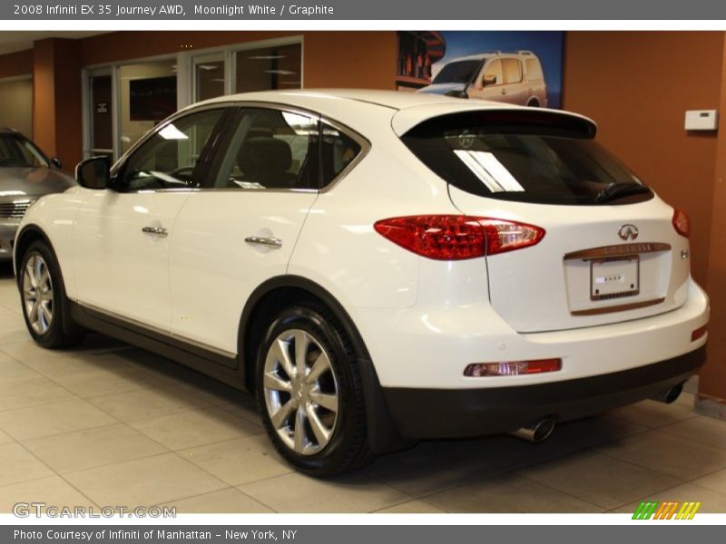 Moonlight White / Graphite 2008 Infiniti EX 35 Journey AWD