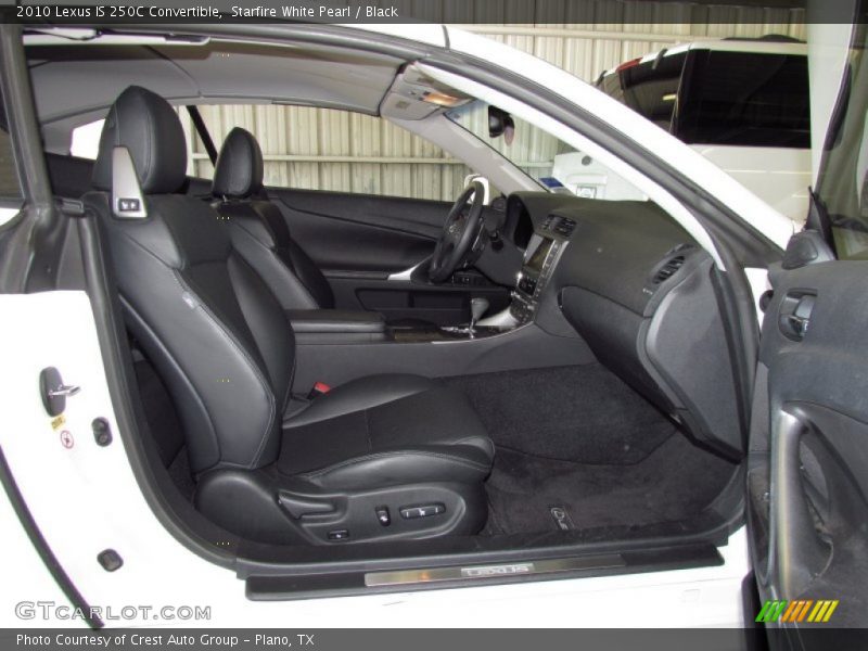  2010 IS 250C Convertible Black Interior