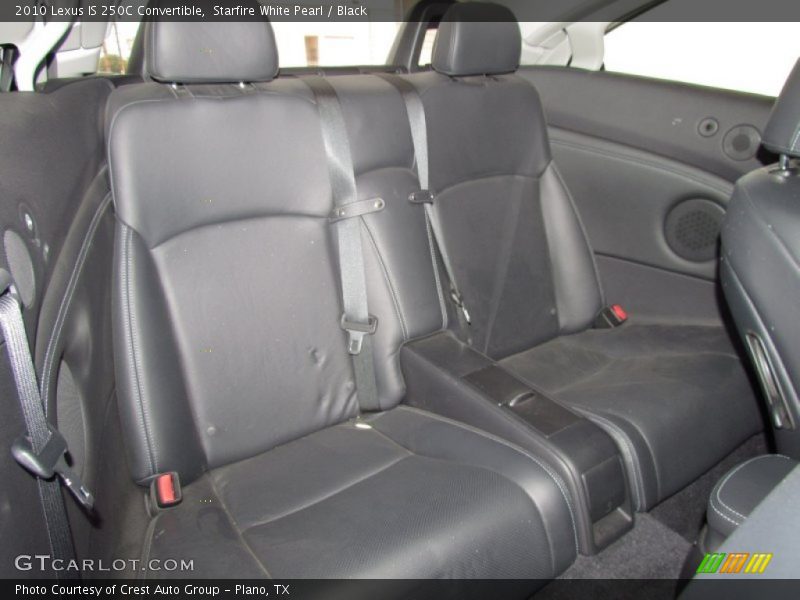  2010 IS 250C Convertible Black Interior