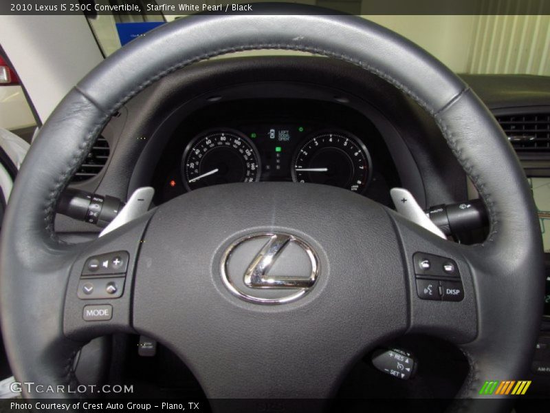 Controls of 2010 IS 250C Convertible