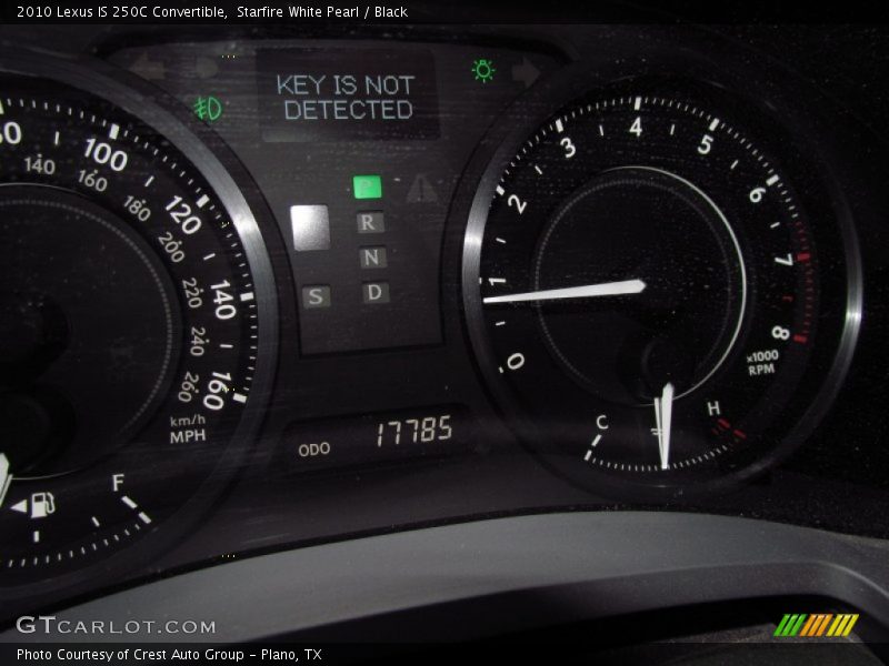 Starfire White Pearl / Black 2010 Lexus IS 250C Convertible