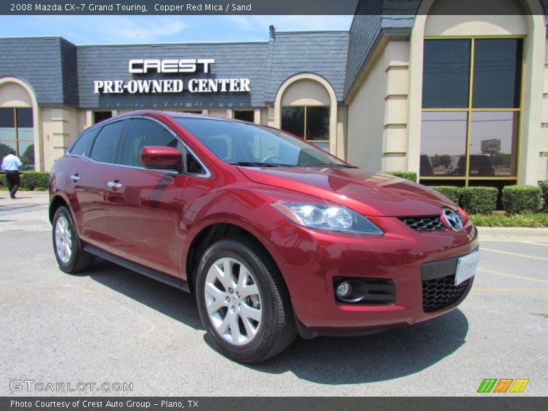 Copper Red Mica / Sand 2008 Mazda CX-7 Grand Touring