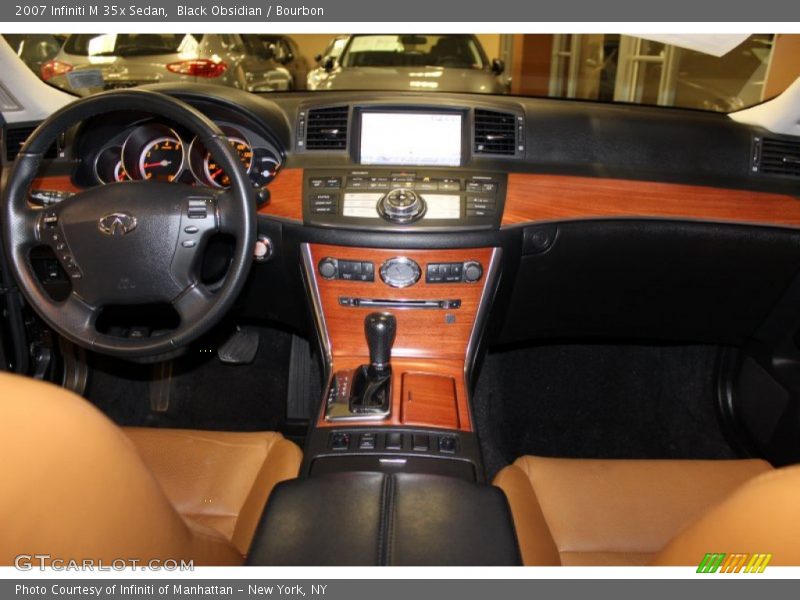 Black Obsidian / Bourbon 2007 Infiniti M 35x Sedan