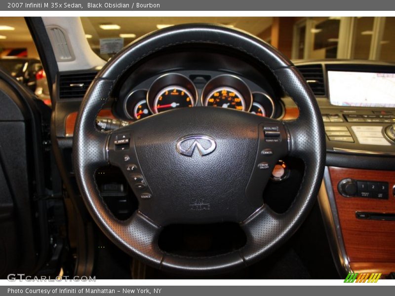 Black Obsidian / Bourbon 2007 Infiniti M 35x Sedan